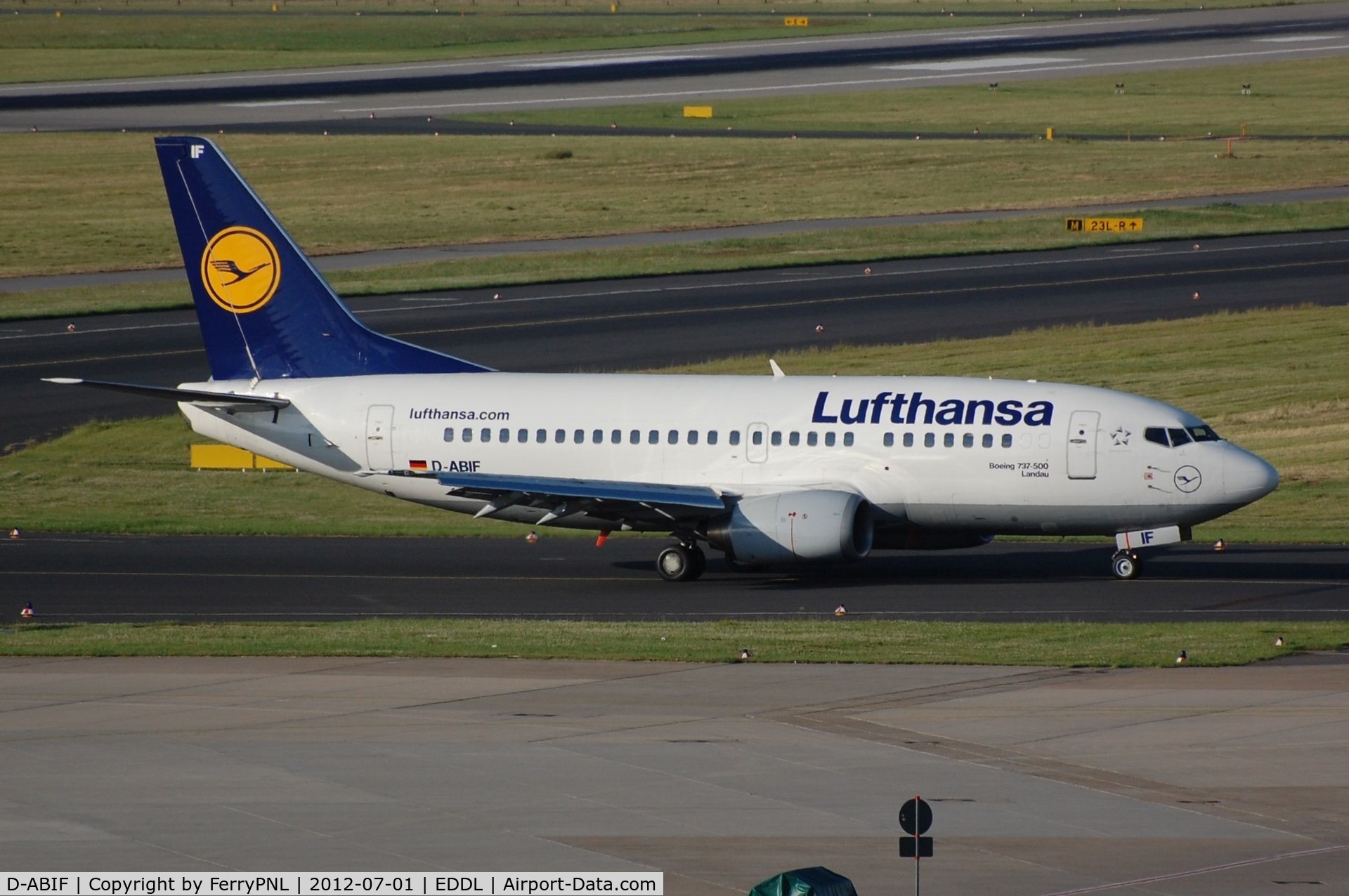 D-ABIF, 1991 Boeing 737-530 C/N 24820, Lufthansa B735