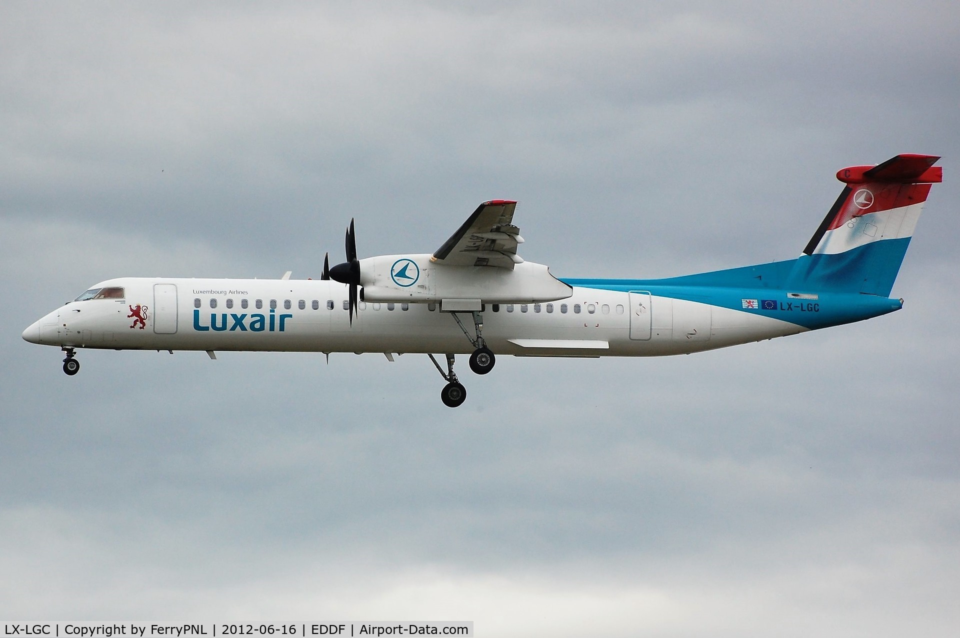 LX-LGC, 2007 De Havilland Canada DHC-8-402Q Dash 8 C/N 4162, Arrival of Luxair DHC8