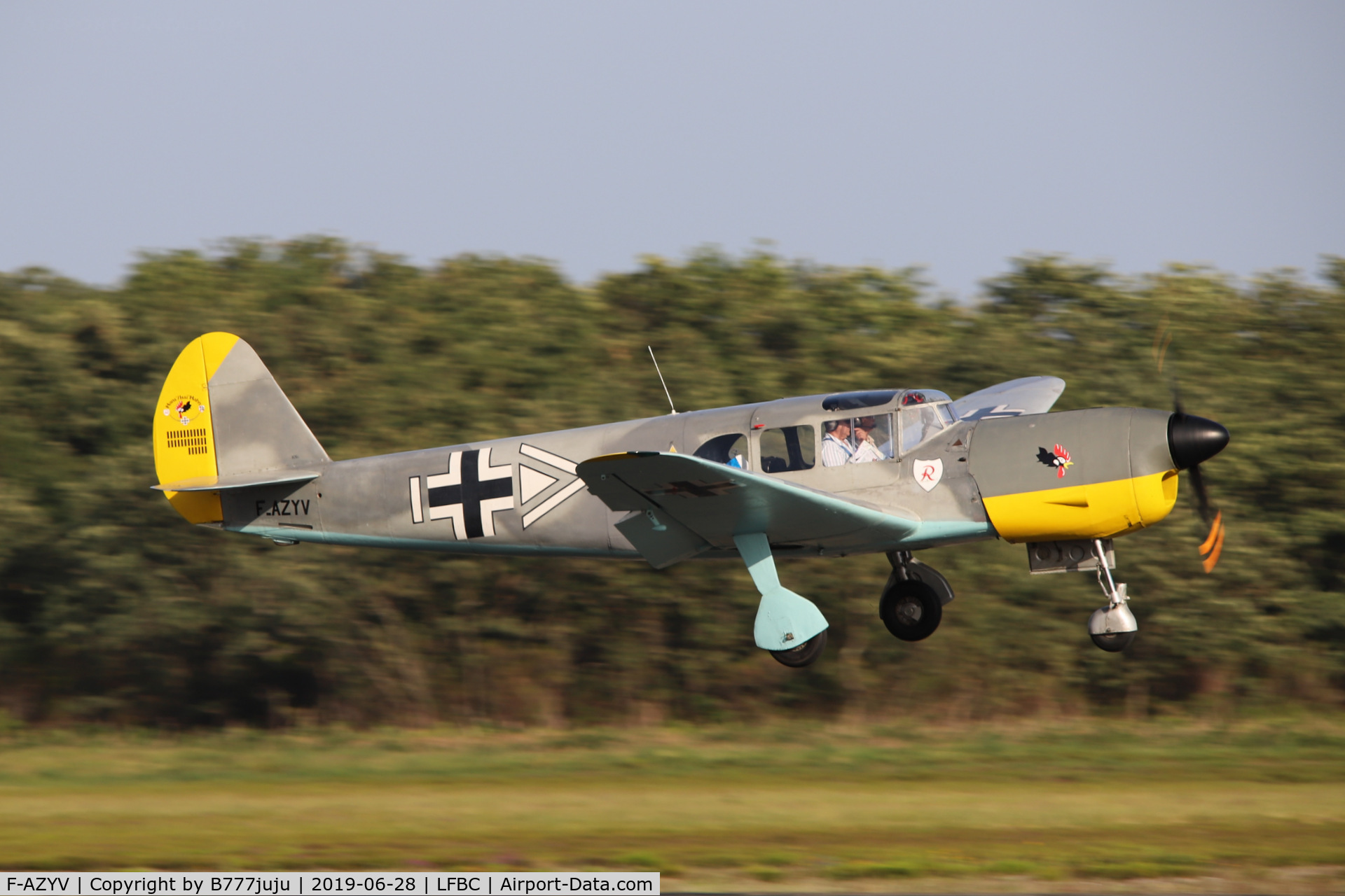 F-AZYV, Nord 1101 Noralpha C/N 13, at Cazaux airshow