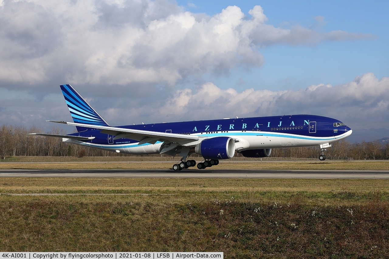 4K-AI001, 2019 Boeing 777-200ER C/N 66536, New plane of government of Azerbaijan