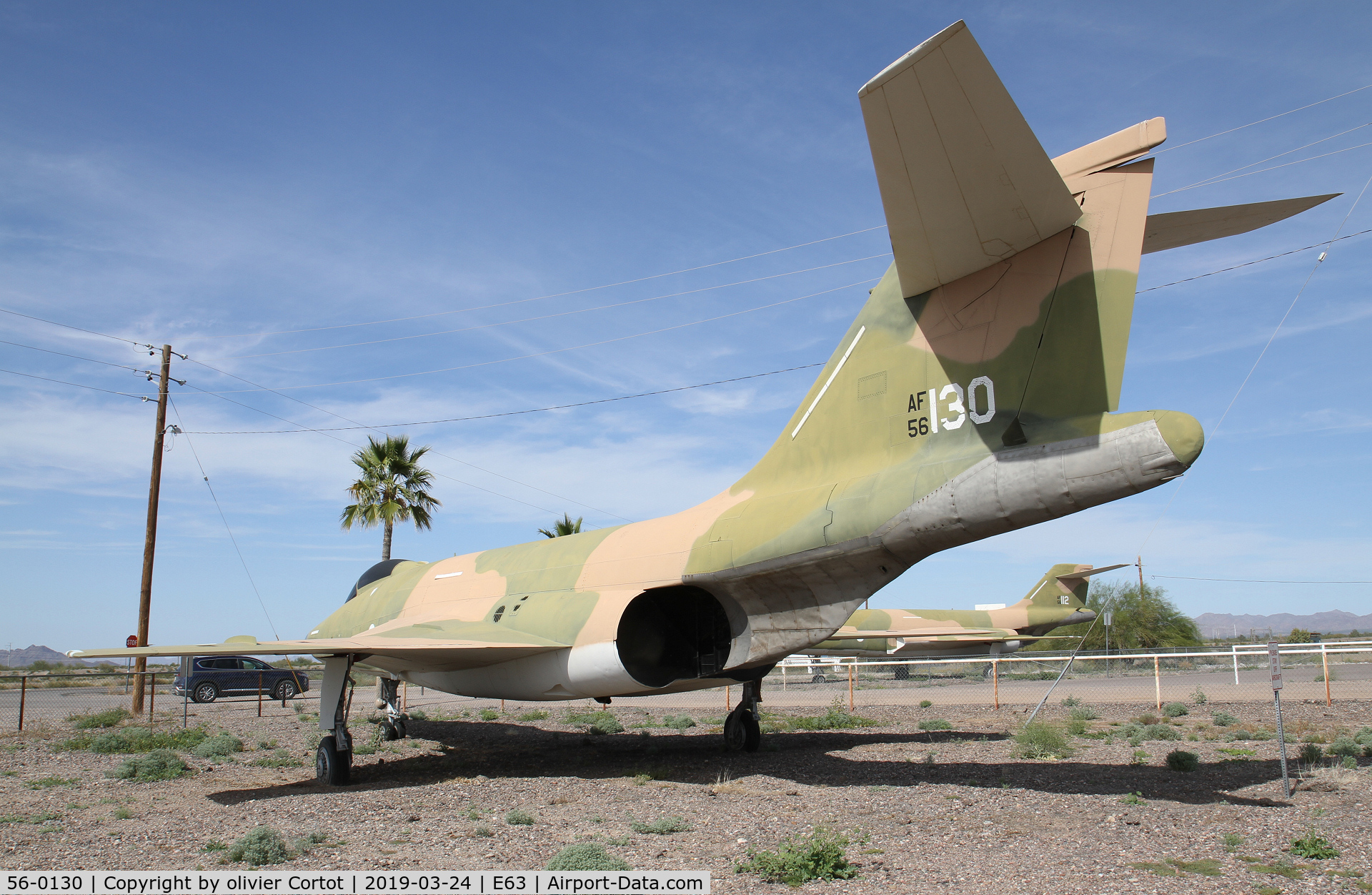 56-0130, 1956 McDonnell RF-101C Voodoo C/N 385, under the sun of arizona