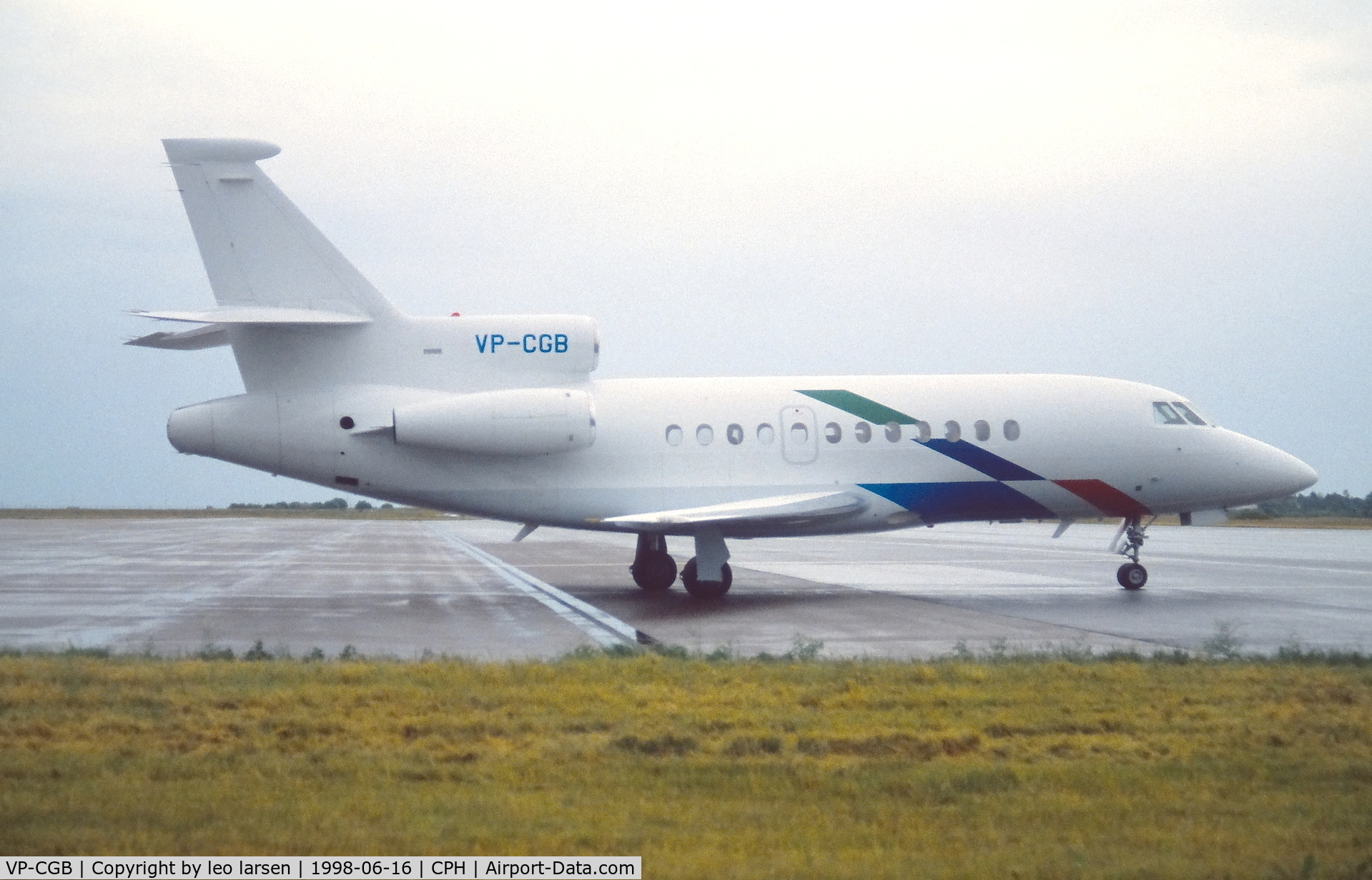 VP-CGB, 1994 Dassault Falcon 900B C/N 145, Copenhagen 16.6.1998