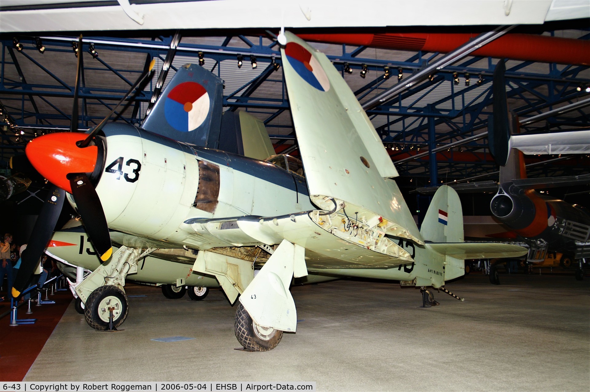6-43, Hawker Sea Fury FB.51 C/N 631D, PRESERVED.NMM.DUTCH NAVY.