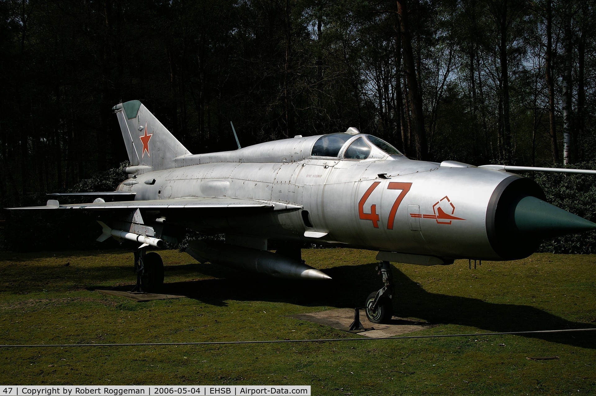 47, 1979 Mikoyan-Gurevich MiG-21bis 75AP C/N 75077813, PRESERVED.NMM.RED.