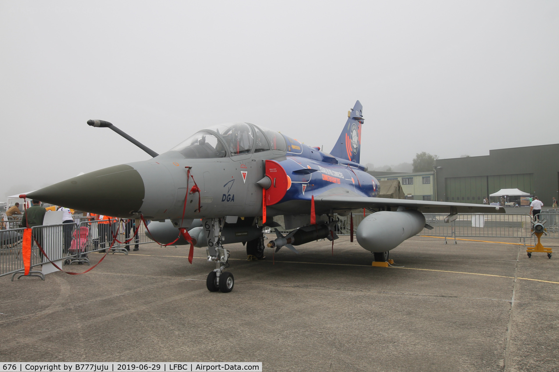 676, Dassault Mirage 2000D C/N 550, at Cazaux Airshow
