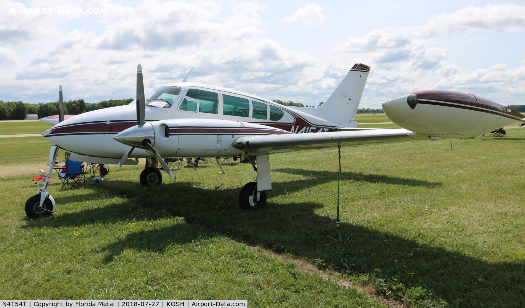 N4154T, 1965 Cessna 320D Executive Skyknight C/N 320D0054, EAA OSH 2018