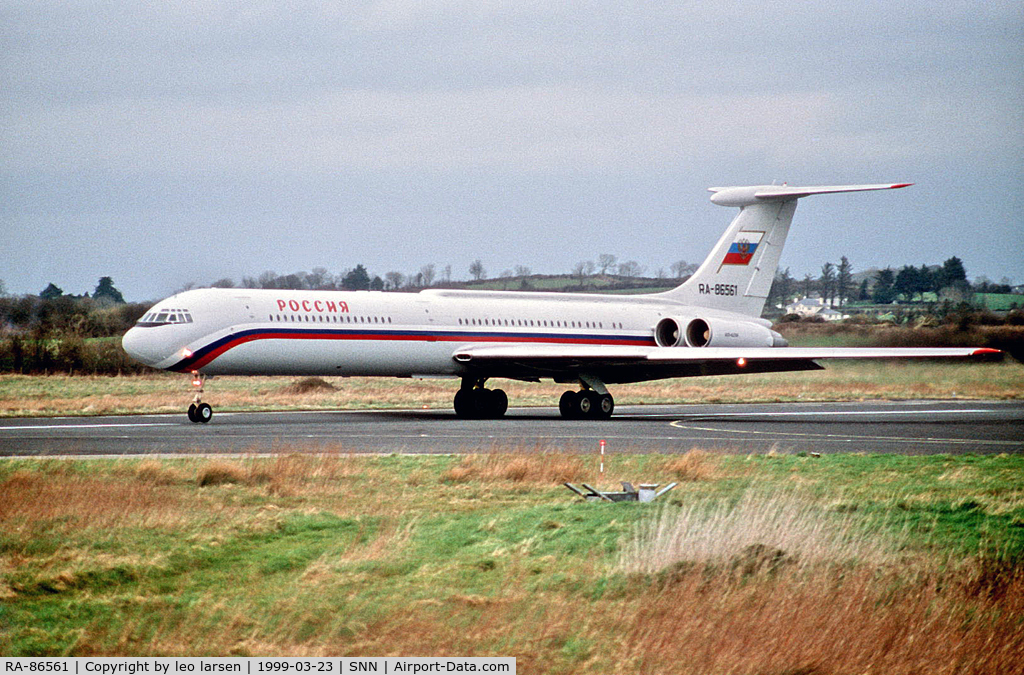 RA-86561, 1992 Ilyushin Il-62M C/N 4154842, Shannon 23.3.1999