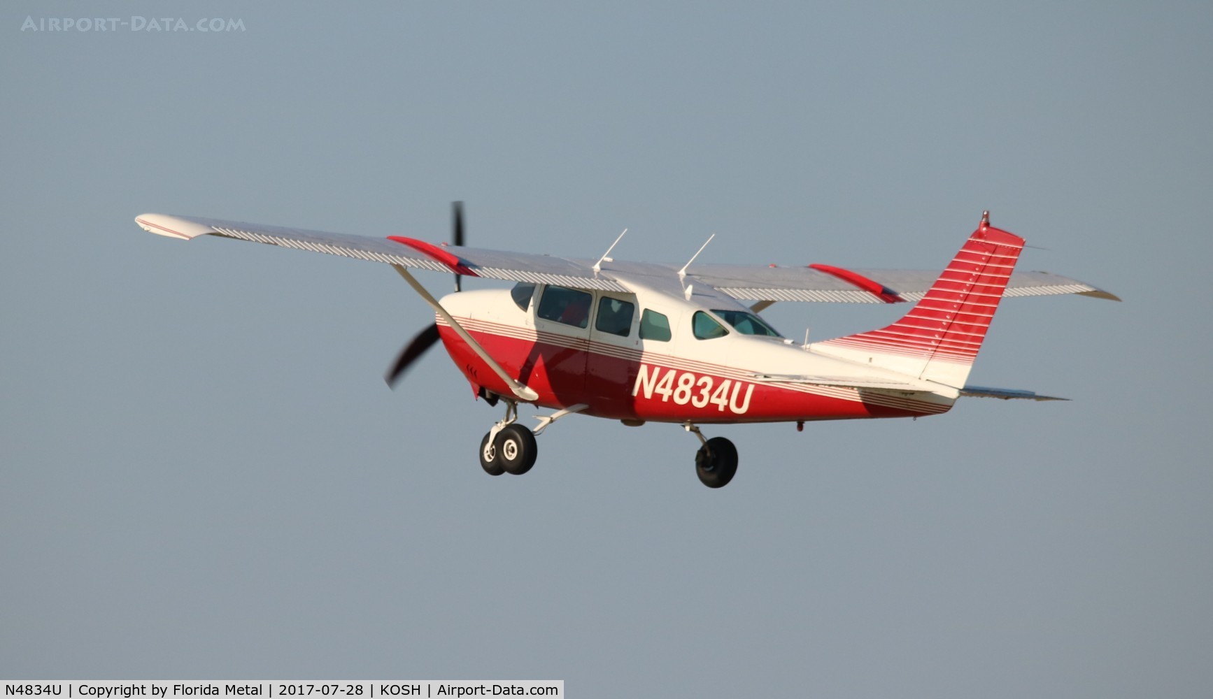 N4834U, 1963 Cessna 210-5A(205A) C/N 205-0534, EAA OSH 2017