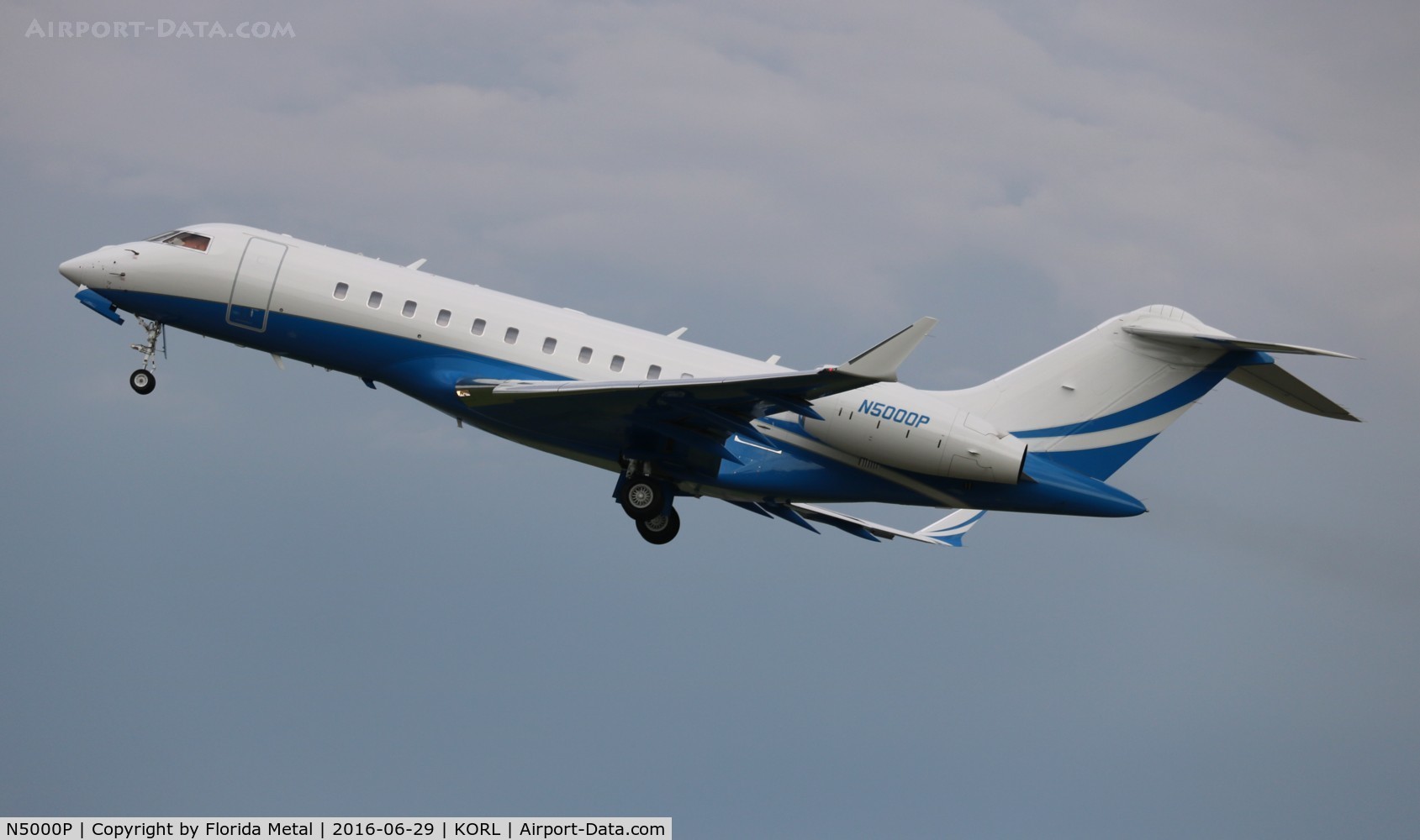 N5000P, 2014 Bombardier BD-700 1A11 Global 5000 C/N 9655, ORL spotting 2014