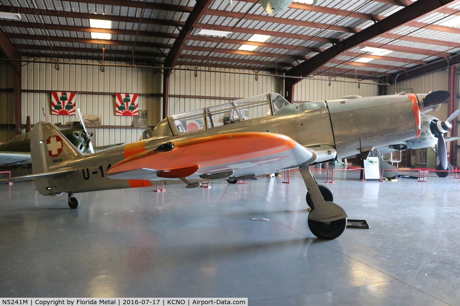 N5241M, 1950 Pilatus P2-06 C/N 62, Planes of Fame 2016