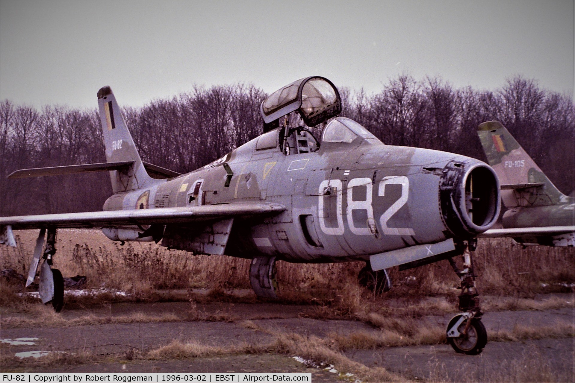 FU-82, Republic F-84F Thunderstreak C/N Not found (53-6587/FU-82), DECOY.