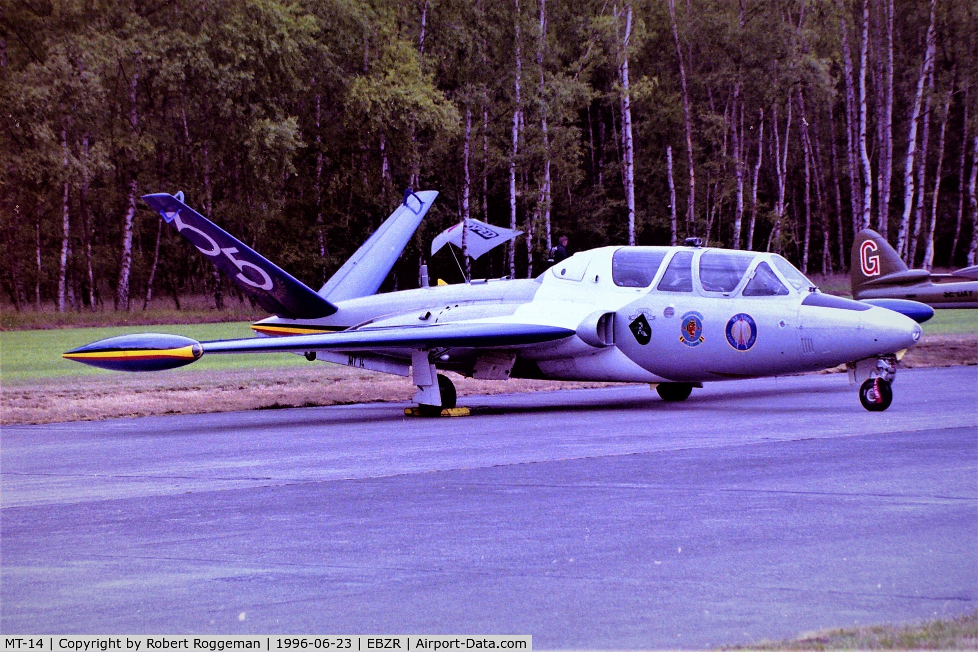 MT-14, Fouga CM-170R Magister C/N 271, AIRSHOW.DEMO.BAF.35 YEARS.