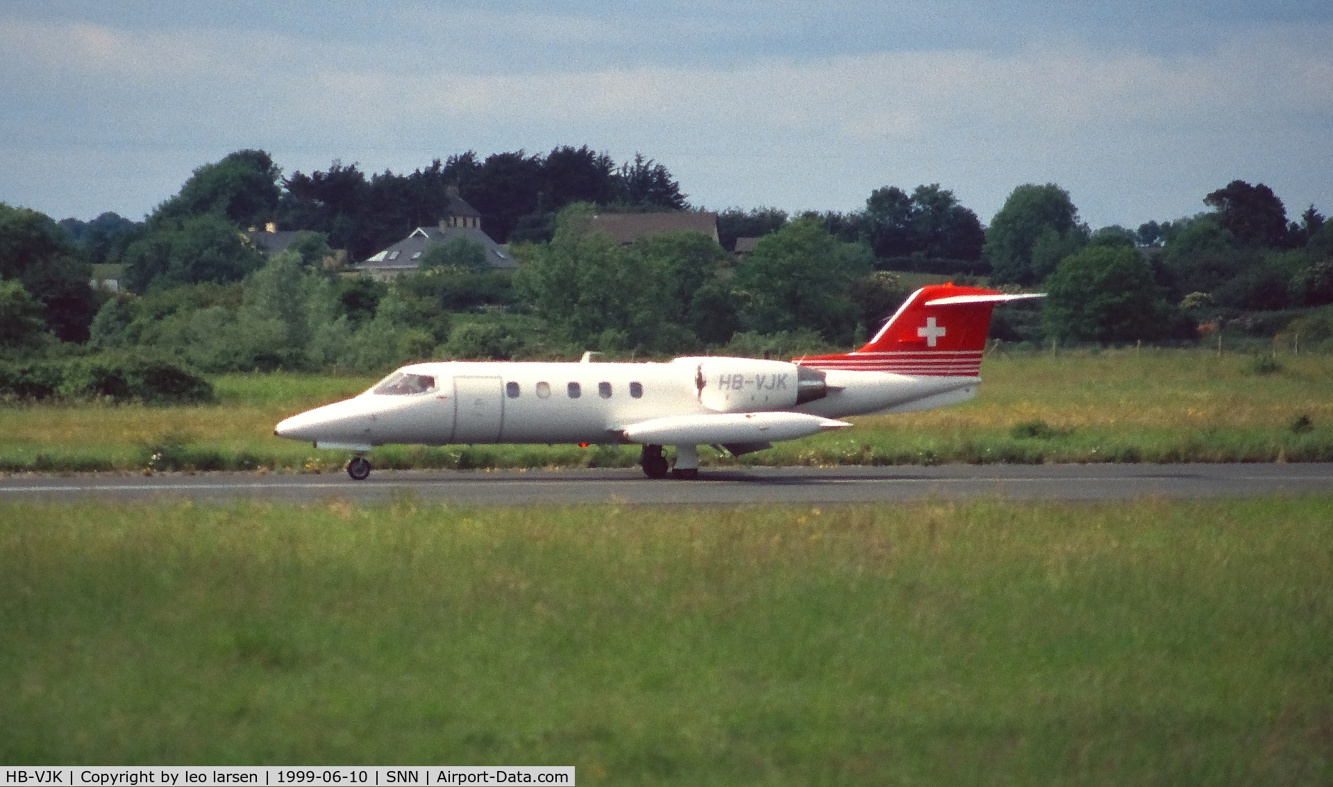 HB-VJK, 1989 Learjet 35A C/N 35A-651, Shannon 10.6.1999