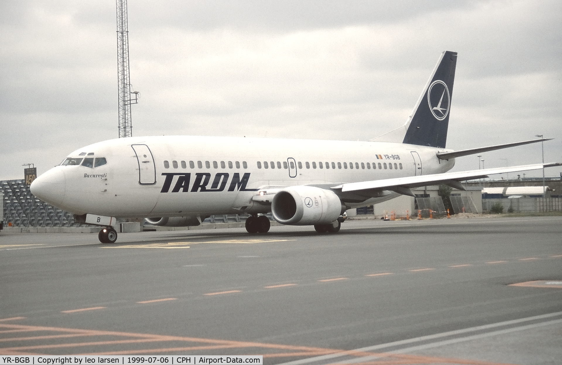 YR-BGB, 1993 Boeing 737-38J C/N 27180, Copenhagen 6.7.1999