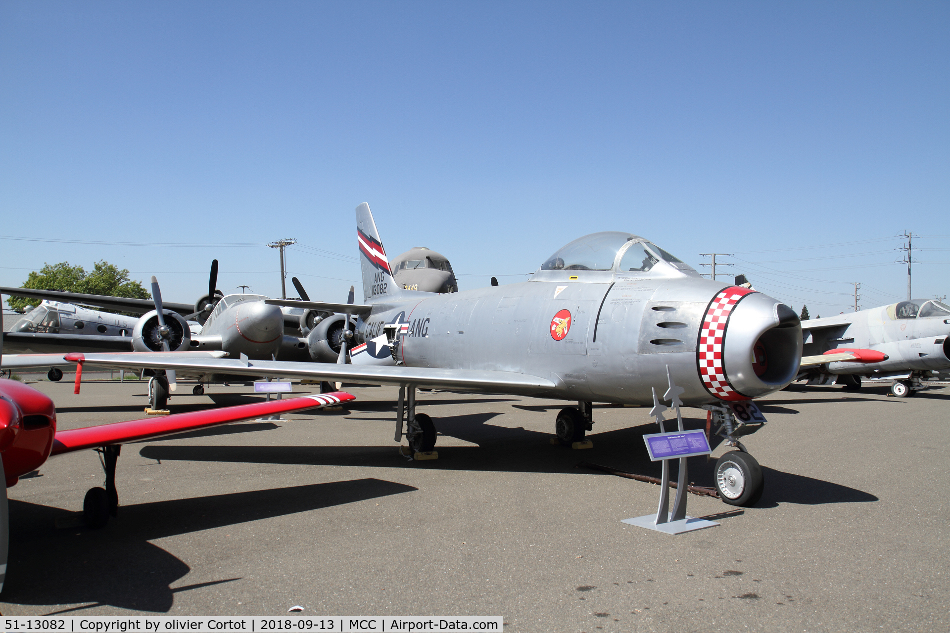51-13082, 1951 North American F-86F-20-NH Sabre C/N 176-13, sept 2018