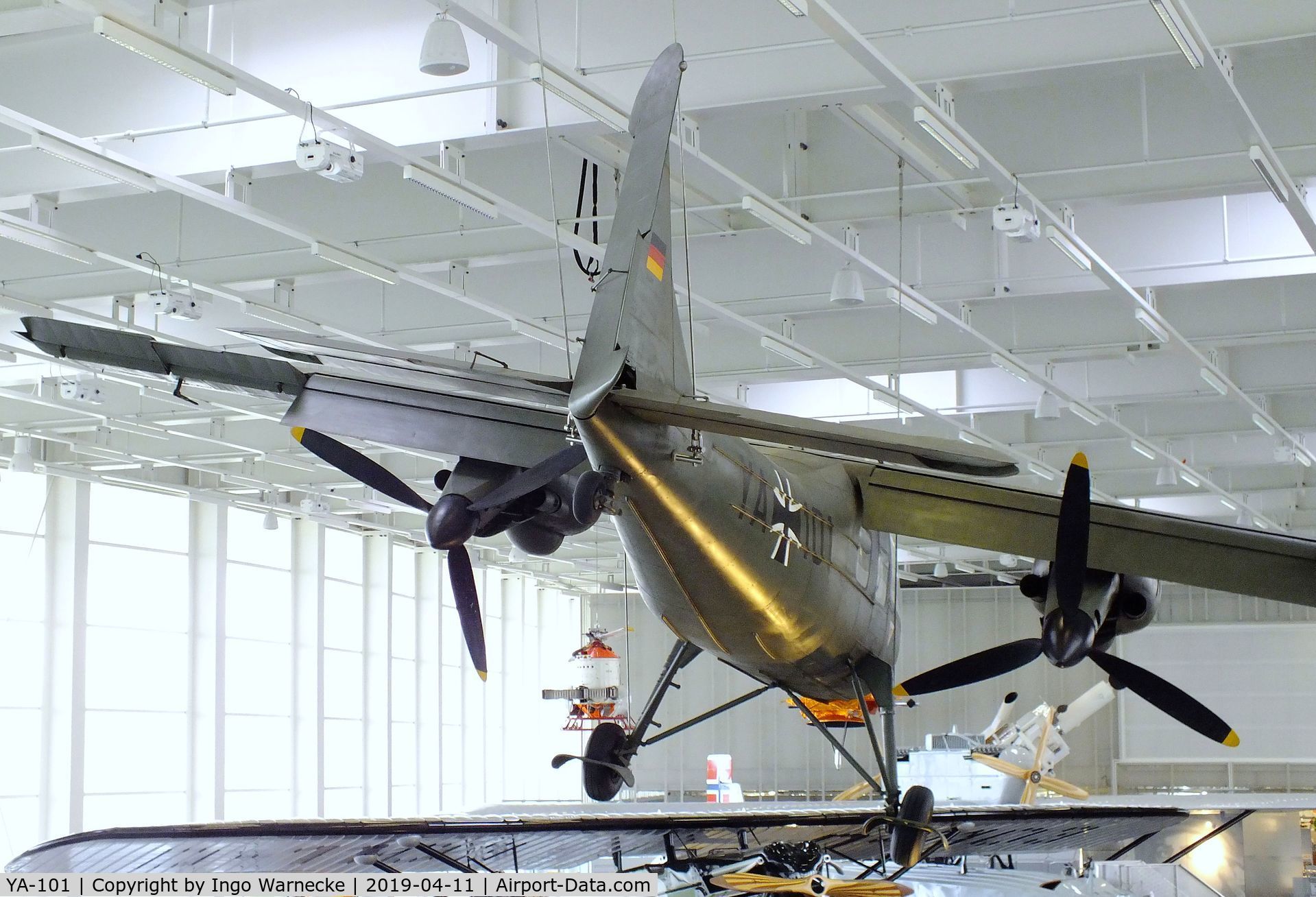 YA-101, 1958 Dornier Do-29v-1 C/N 29-001, Dornier Do 29V-1 at the Dornier Mus, Friedrichshafen