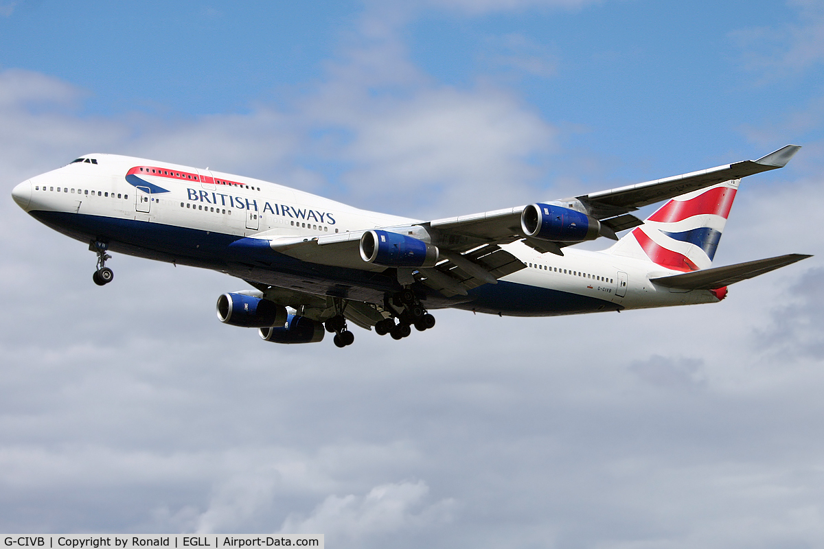 G-CIVB, 1994 Boeing 747-436 C/N 25811, at lhr