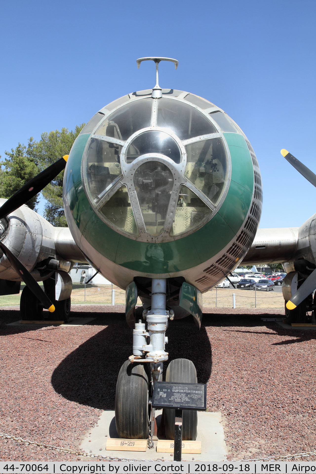 44-70064, 1944 Boeing B-29A Superfortress C/N 10896, front view