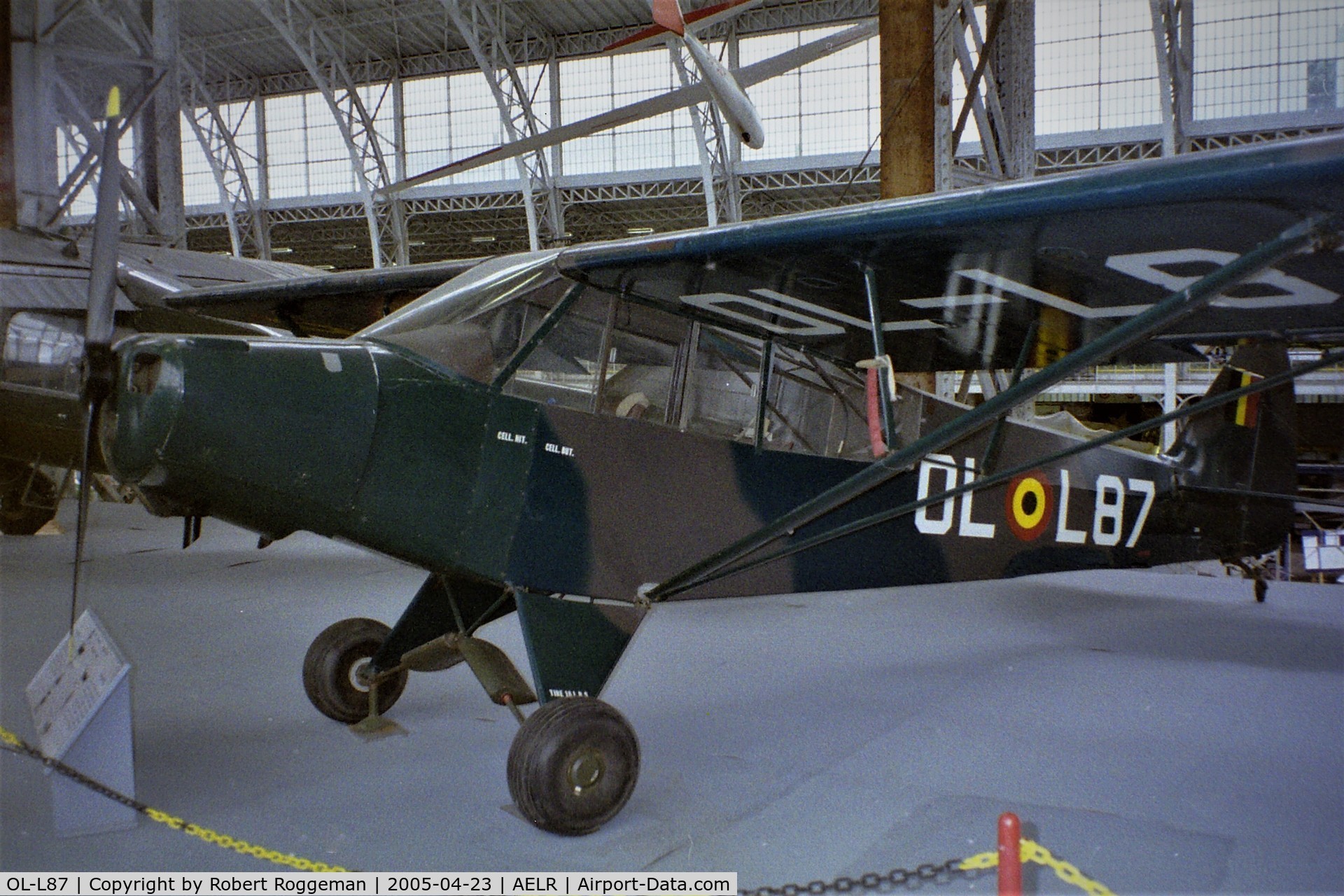OL-L87, Piper L-18C Super Cub (PA-18-95) C/N 18-3149, PRESERVED. Brussels Air Museum. LICHT VLIEGWEZEN.