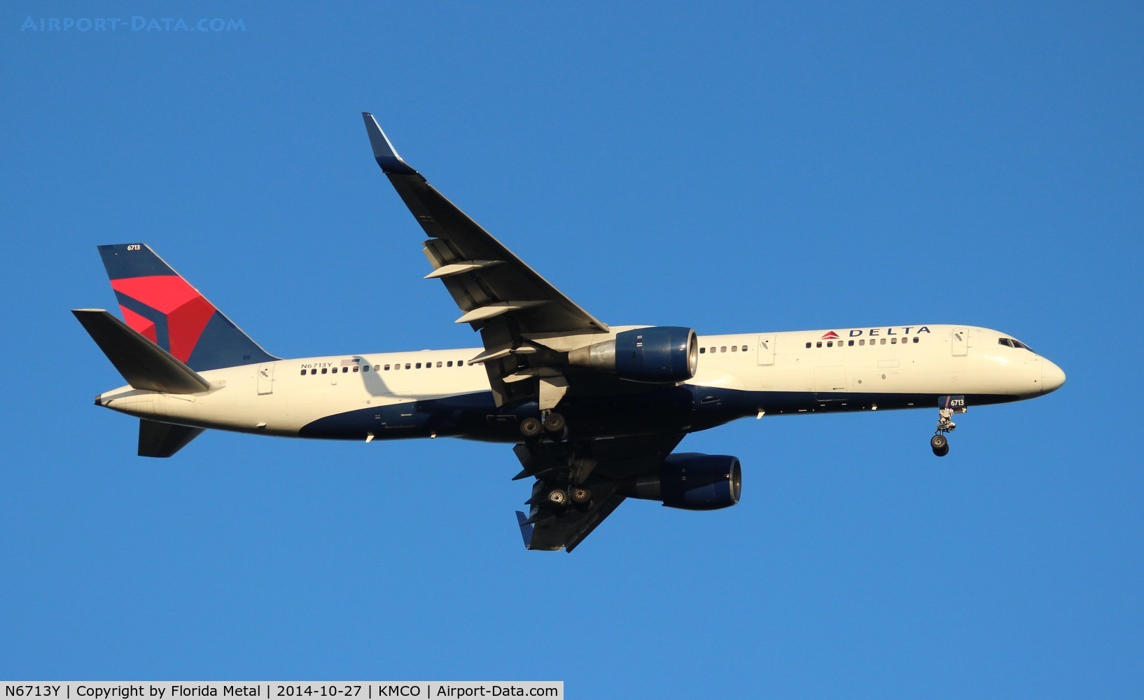 N6713Y, 2000 Boeing 757-232 C/N 30777, MCO spotting 2014