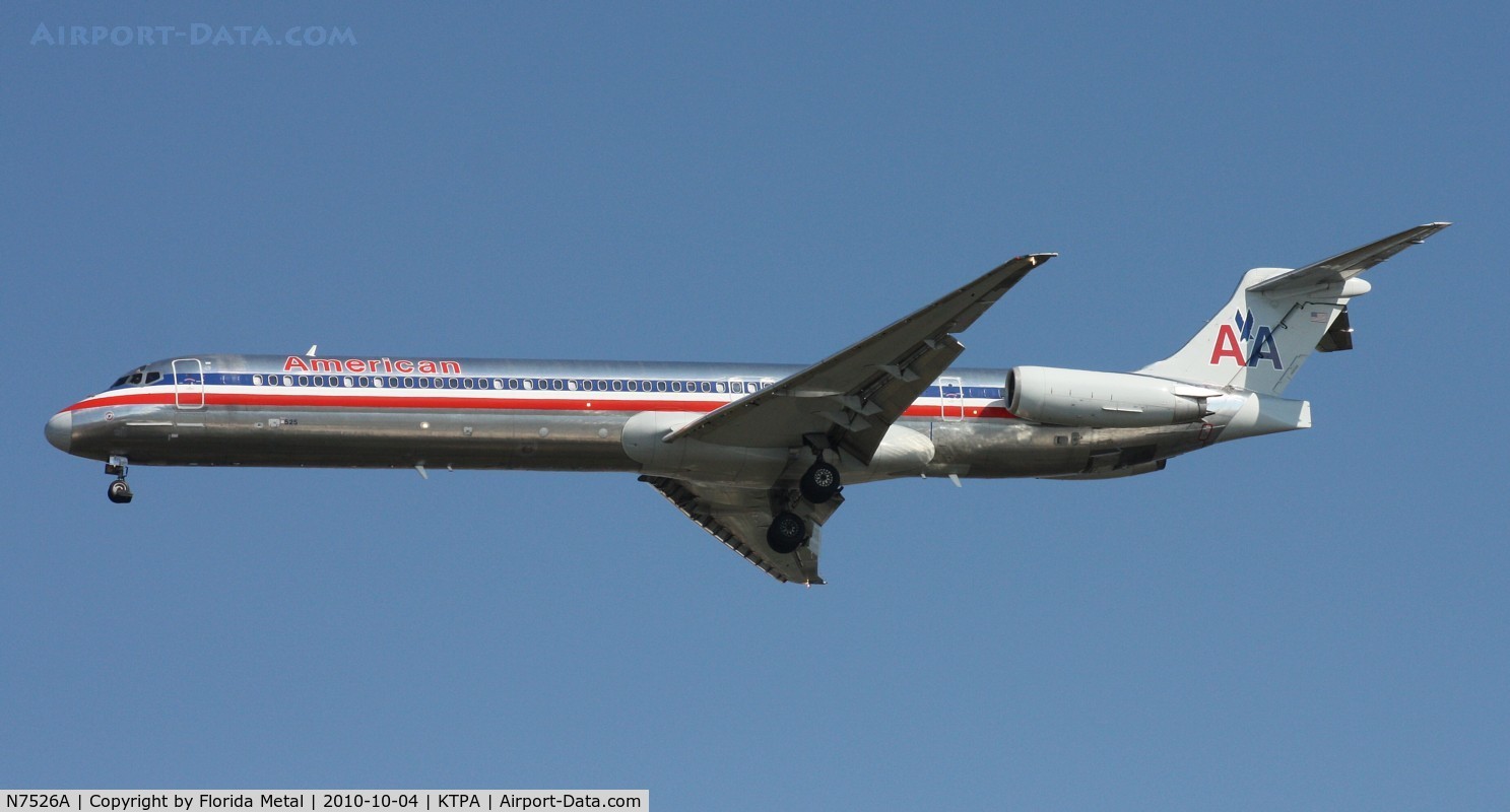 N7526A, 1990 McDonnell Douglas MD-82 (DC-9-82) C/N 49918, TPA spotting 2010