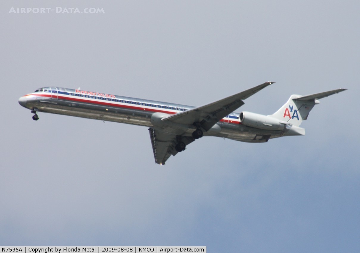 N7535A, 1990 McDonnell Douglas MD-82 (DC-9-82) C/N 49989, MCO spotting 2009