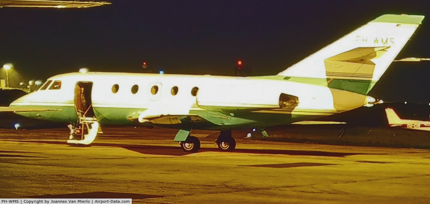 PH-WMS, 1973 Dassault Falcon (Mystere) 20E C/N 285, scan from slide