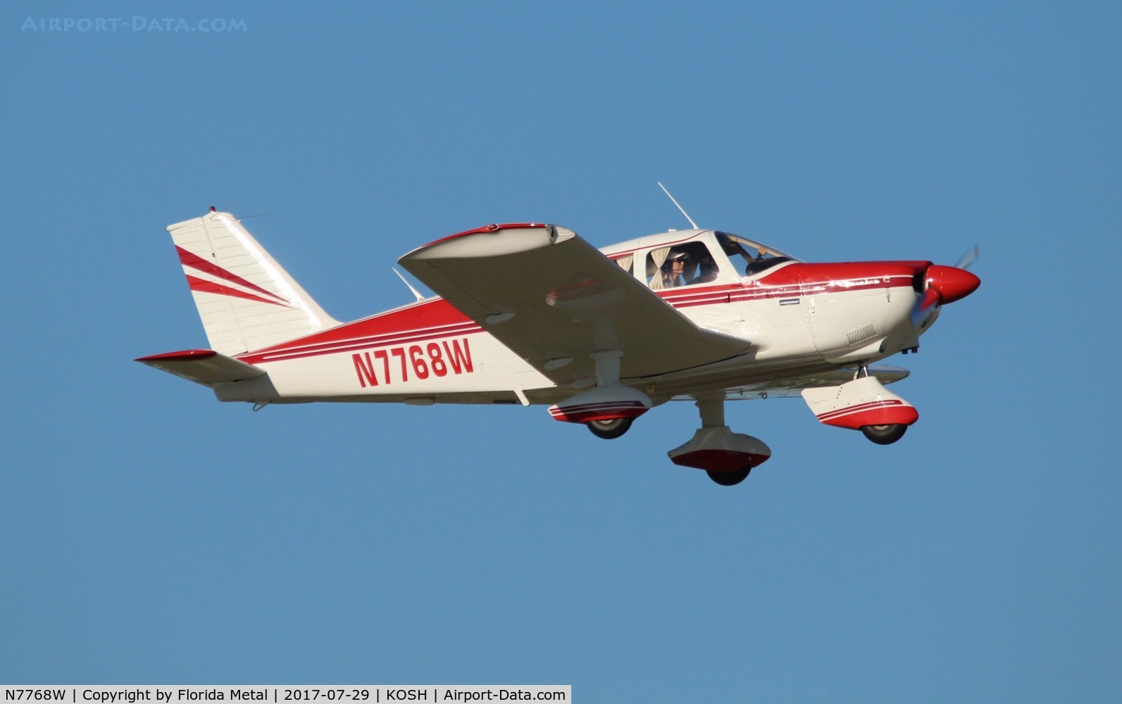 N7768W, 1964 Piper PA-28-180 Cherokee C/N 28-1769, EAA OSH 2017