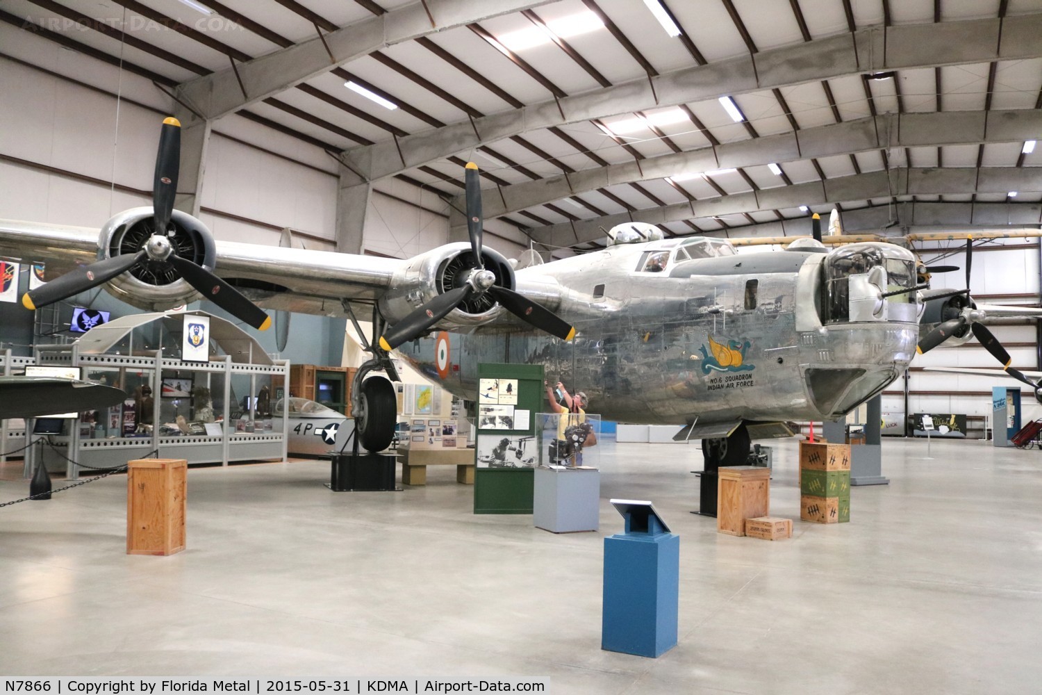 N7866, Convair B-24J C/N 44-44175, Pima Museum 2015 B-24