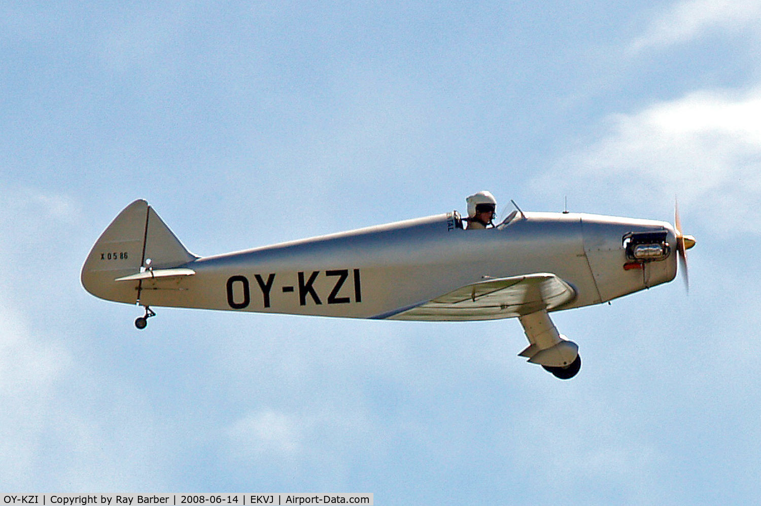 OY-KZI, 1986 SAI KZ I Mod Replica C/N 8605-2, OY-KZI   S.A.I. KZ.I (replica) [8605/2] (Danmarks Flymuseum) Stauning~OY 14/06/2008