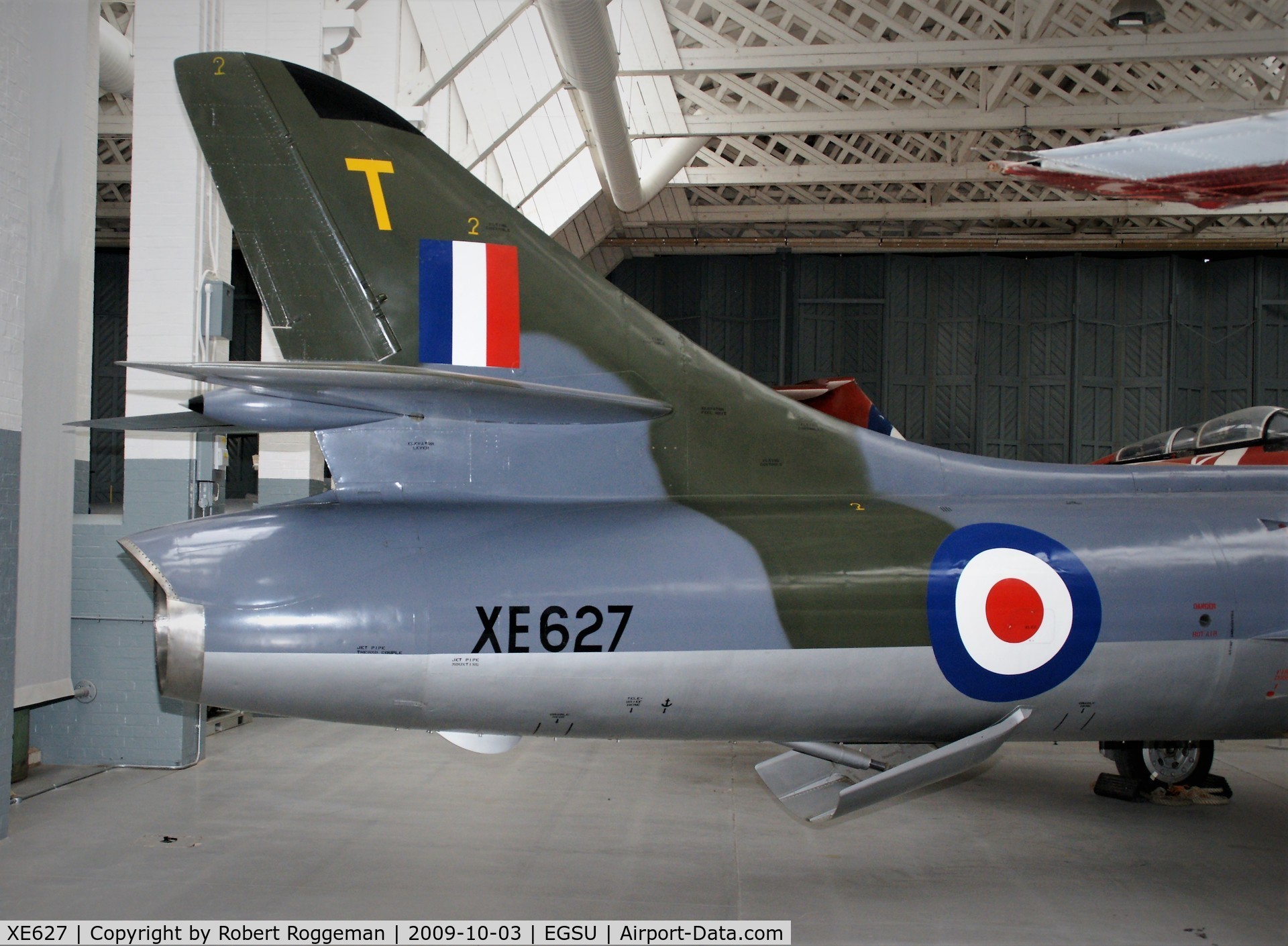 XE627, 1956 Hawker Hunter F.6A C/N 41H/679979, PRESERVED. Imperial War Museum, Duxford.