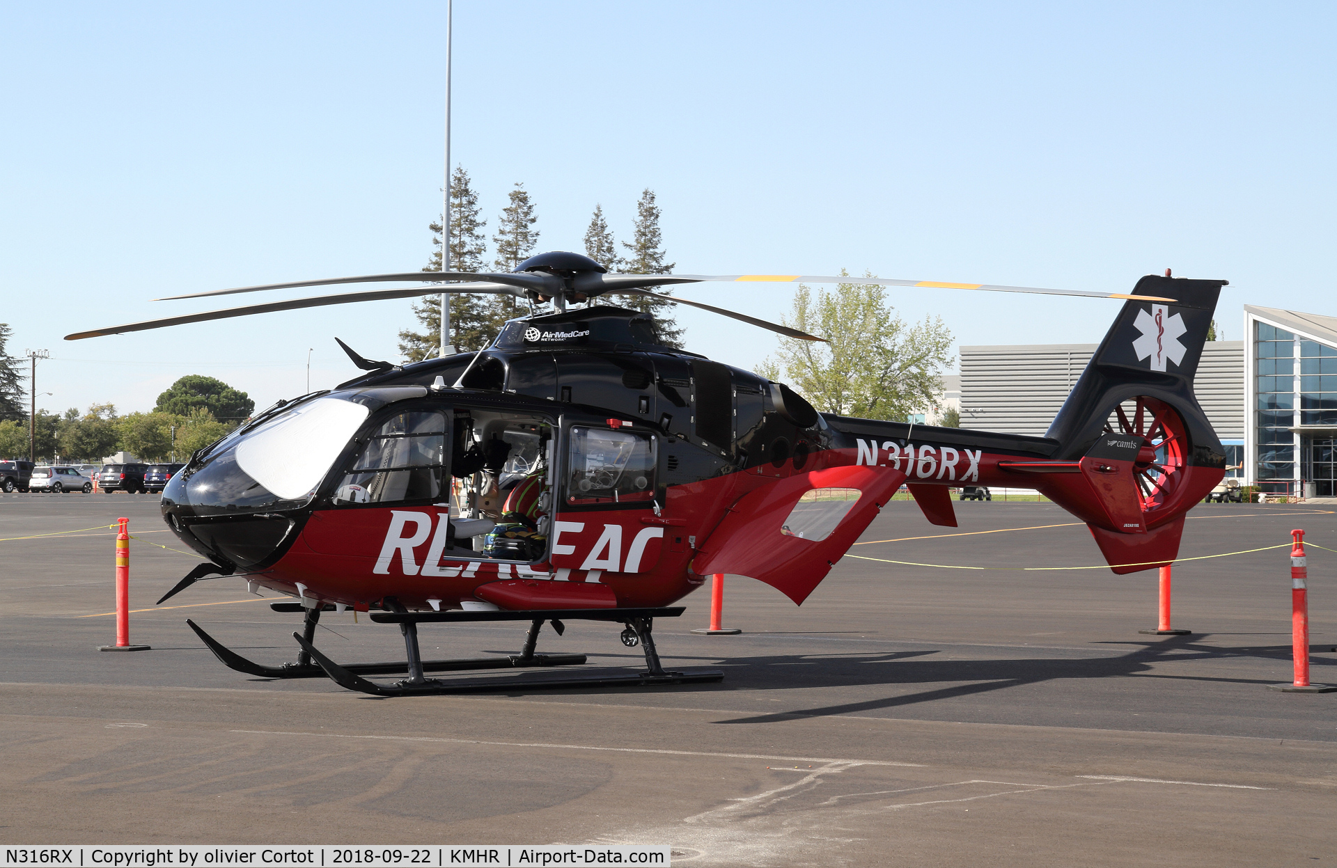 N316RX, 2014 Airbus Helicopters EC-135P-2+ C/N 1148, static display