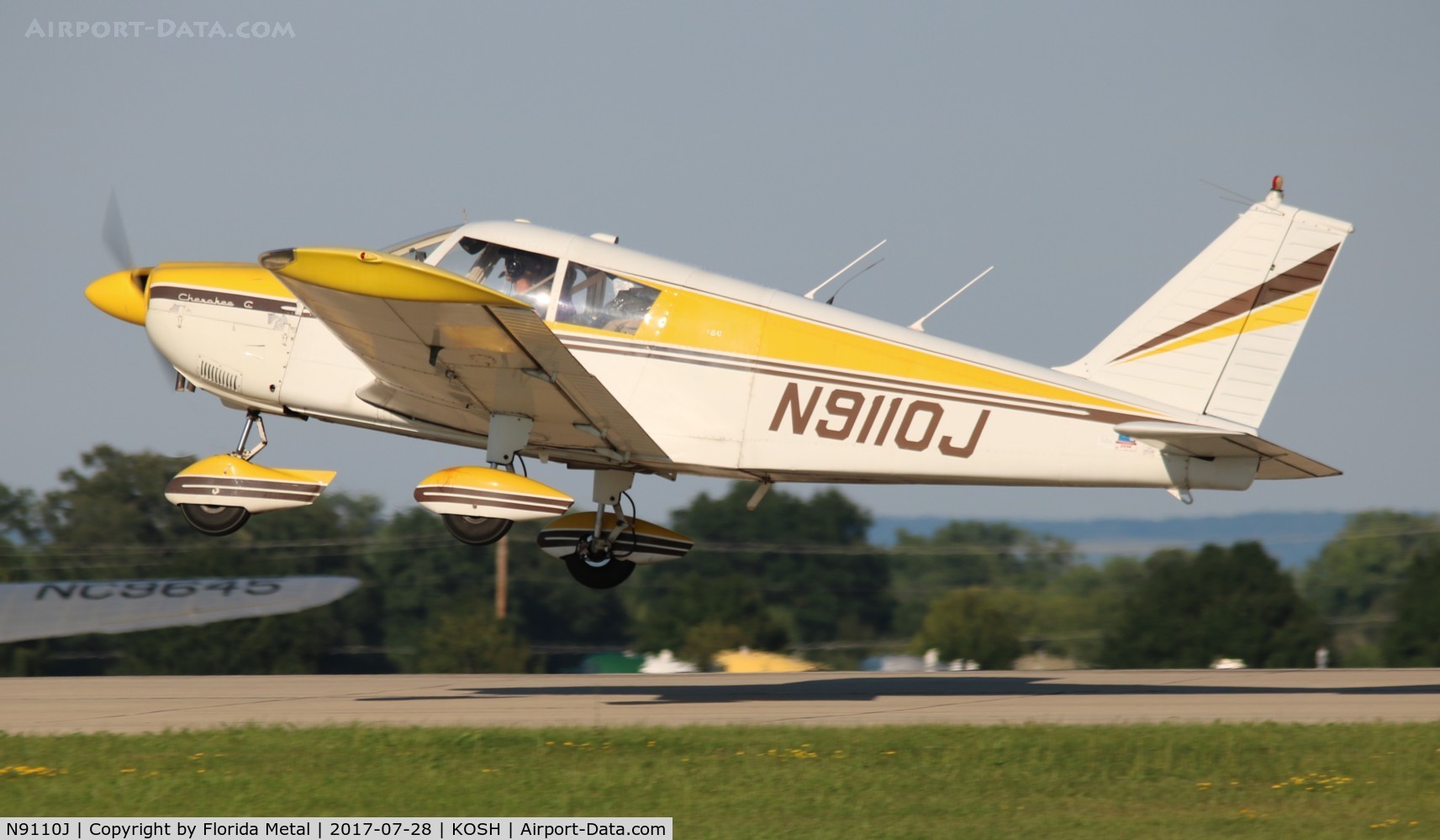 N9110J, 1966 Piper PA-28-180 Cherokee C/N 28-3152, EAA OSH 2017