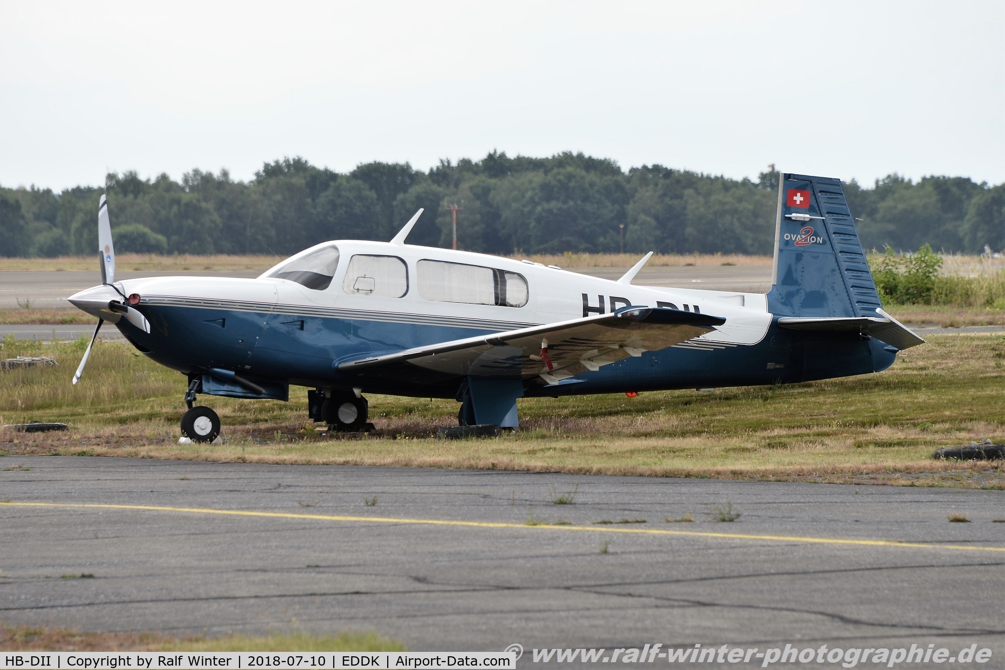 HB-DII, 2000 Mooney M20R Ovation C/N 29-0233, Mooney M-20R Ovation - Private - 29-0233 - HB-DII - 10.07.2018 - CGN