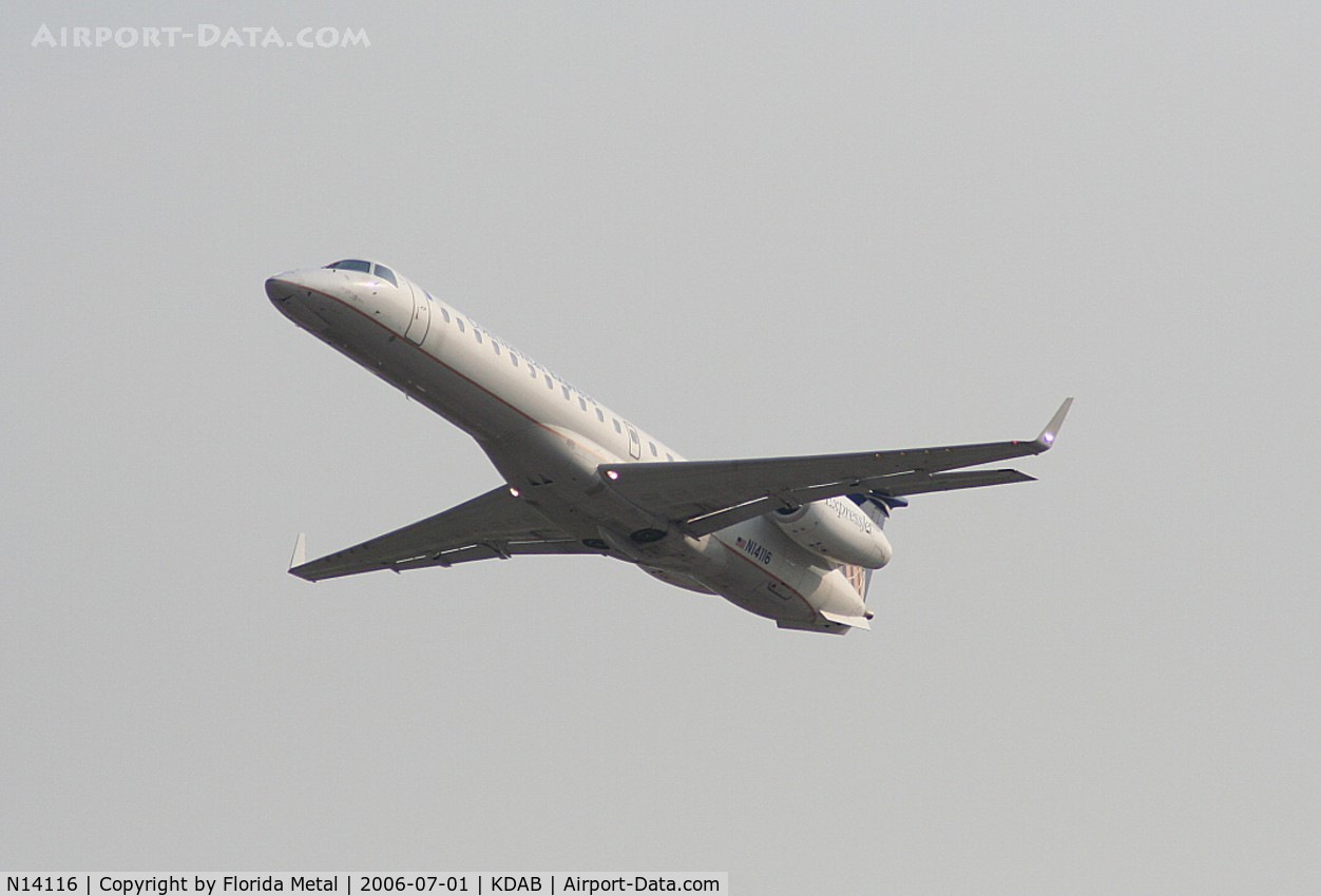 N14116, 2002 Embraer ERJ-145XR (EMB-145XR) C/N 145672, DAB Spotting 2006