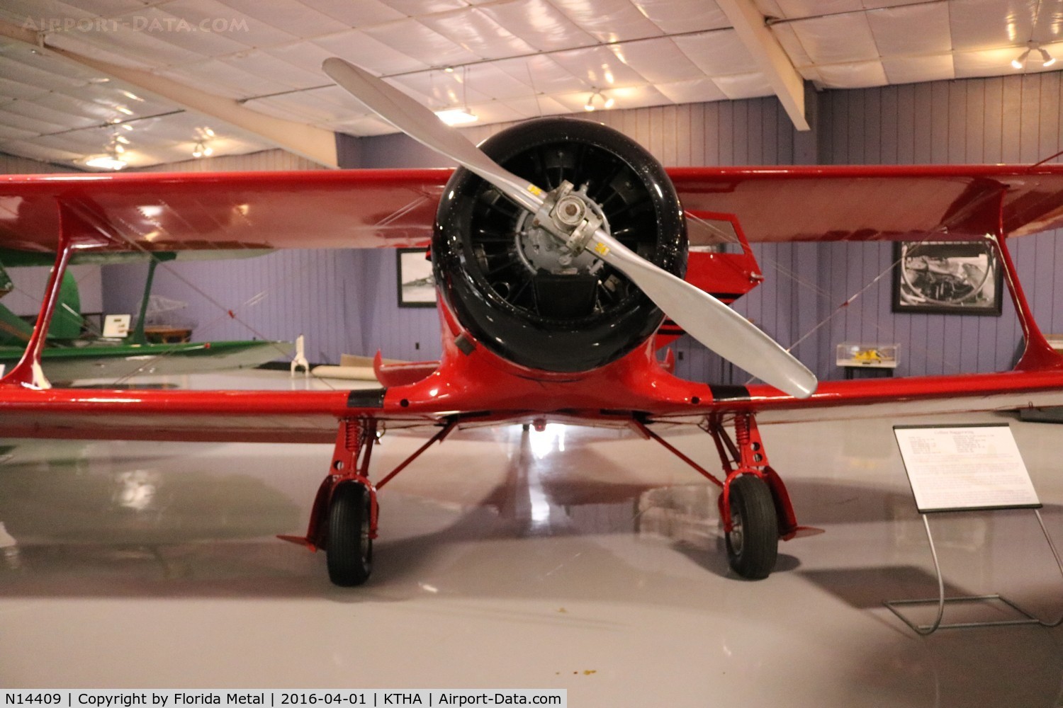 N14409, 1934 Beech B17L C/N 21, Beechcraft Museum 2016