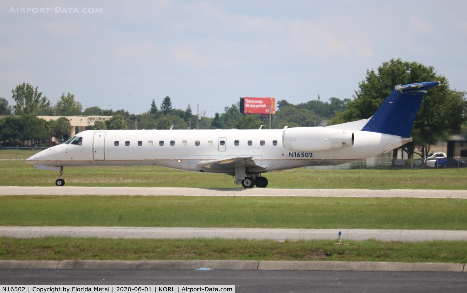 N16502, 1999 Embraer ERJ-135ER (EMB-135ER) C/N 145166, ORL spotting 2020