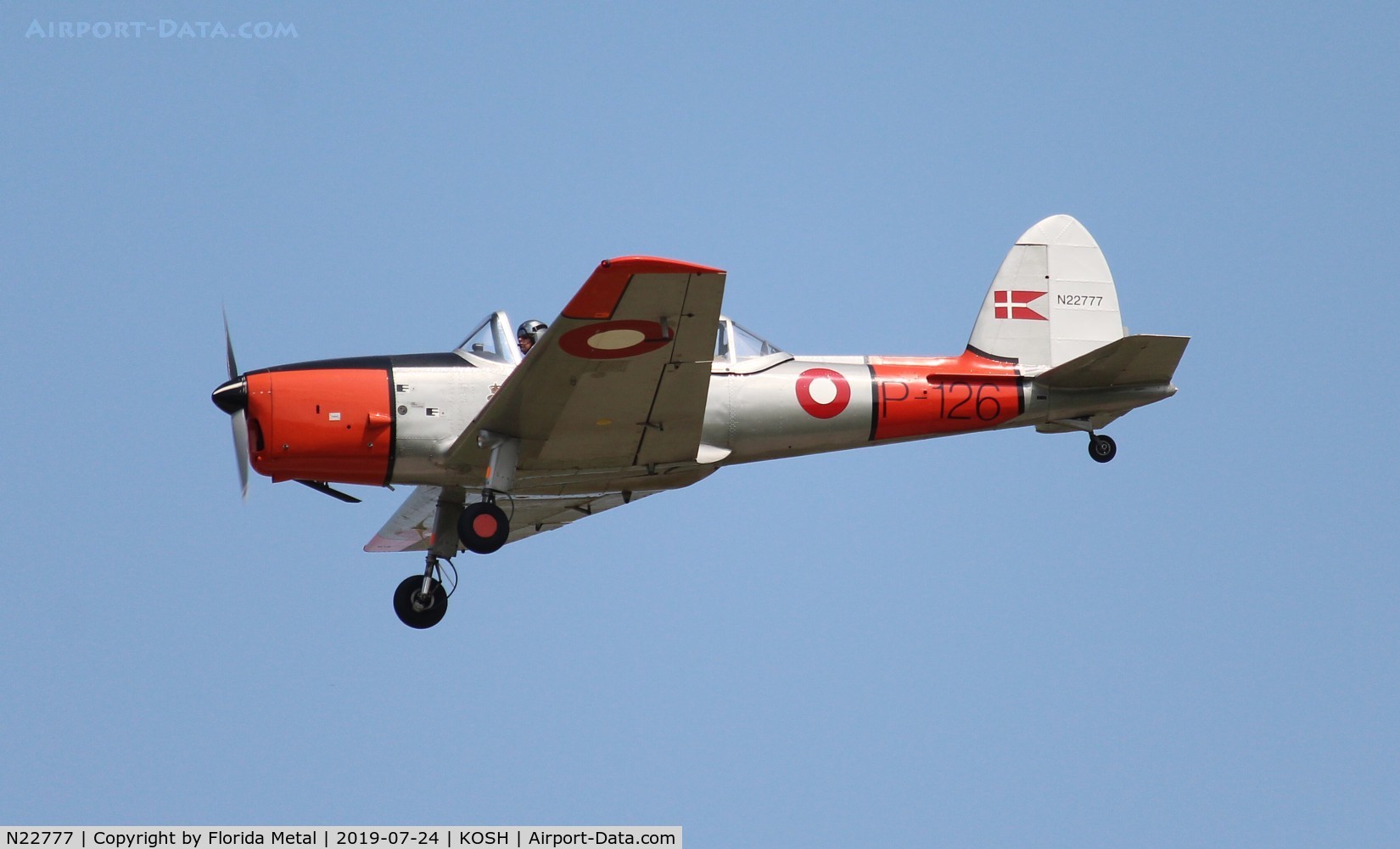 N22777, 1950 De Havilland DHC-1 Chipmunk 22 C/N C1/0105, EAA OSH 2019