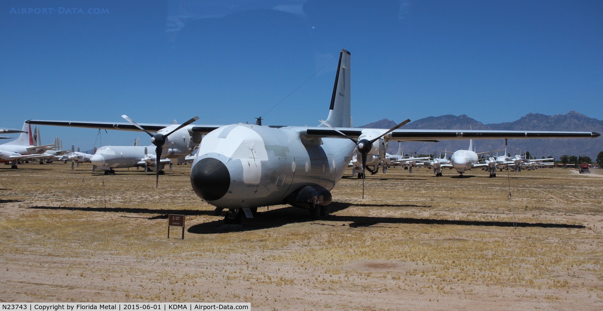 N23743, Alenia C-27A Spartan C/N 90-0171, Boneyard 2015 C-27A