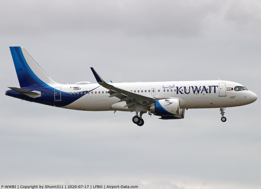 F-WWBI, 2020 Airbus A320-251N C/N 10087, C/n 10087 - To be 9K-AKP