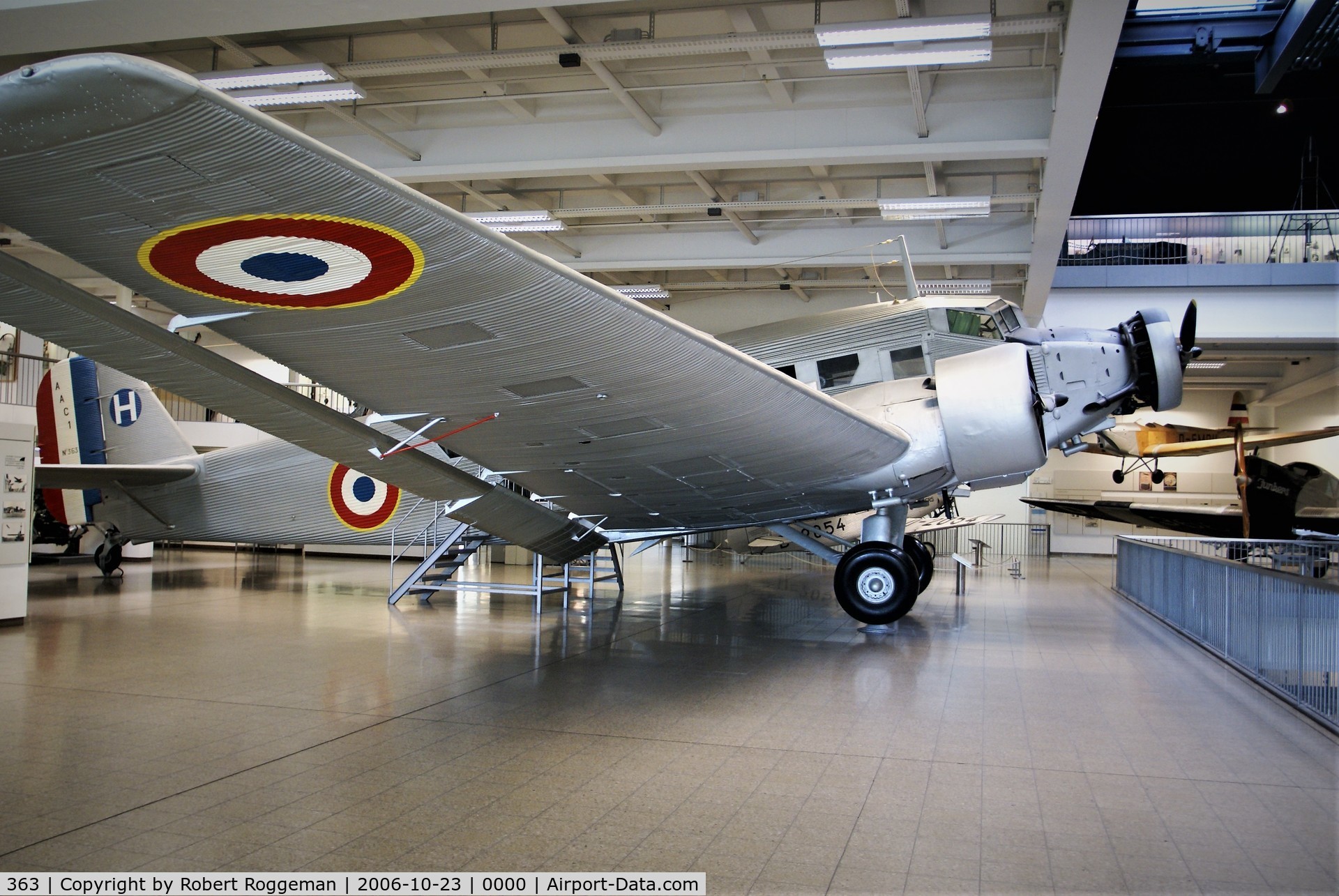 363, Junkers (AAC) AAC-1 Toucan (Ju-52) C/N 363, PRESERVED.DEUTSHE MUSEUM.MUNCHEN.FRENCH COLORS.