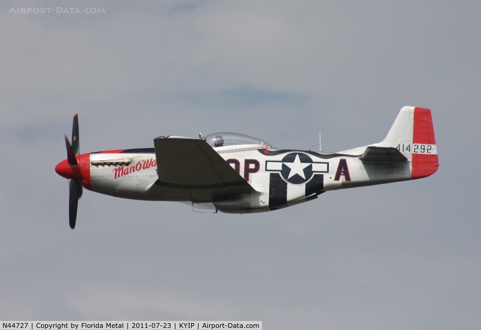 N44727, 1944 North American P-51D Mustang C/N 122-39198, TOM YIP 2011