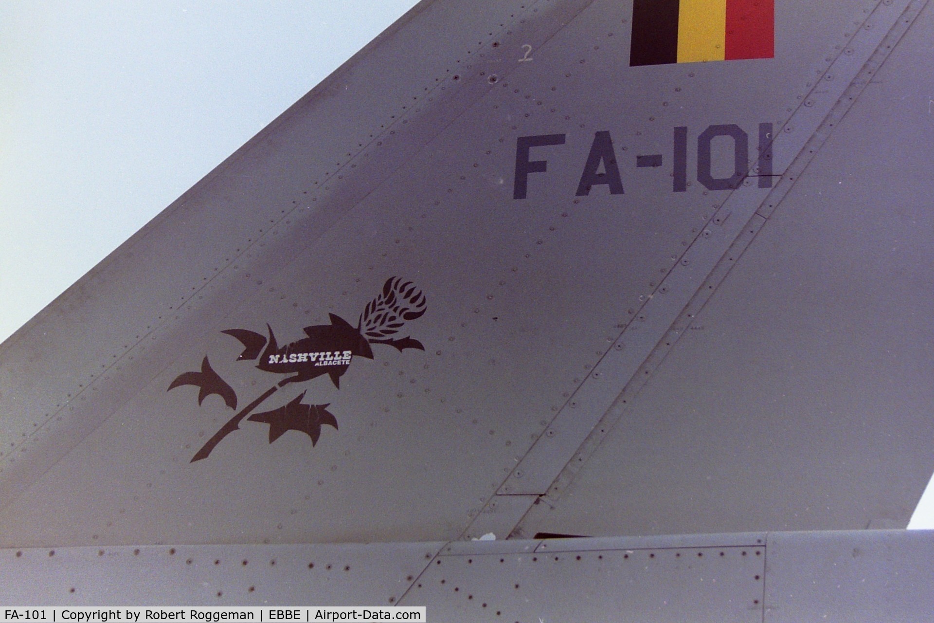 FA-101, SABCA F-16AM Fighting Falcon C/N 6H-101, 1996-02-F-16A.SPOTTERSDAY.