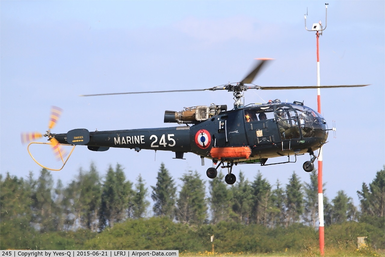 245, Sud Aviation SA-316B Alouette III C/N 1245, Aerospatiale SA-316B Alouette III, On display, Lanvéoc-Poulmic Naval Air Base (LFRL) Open day 2015