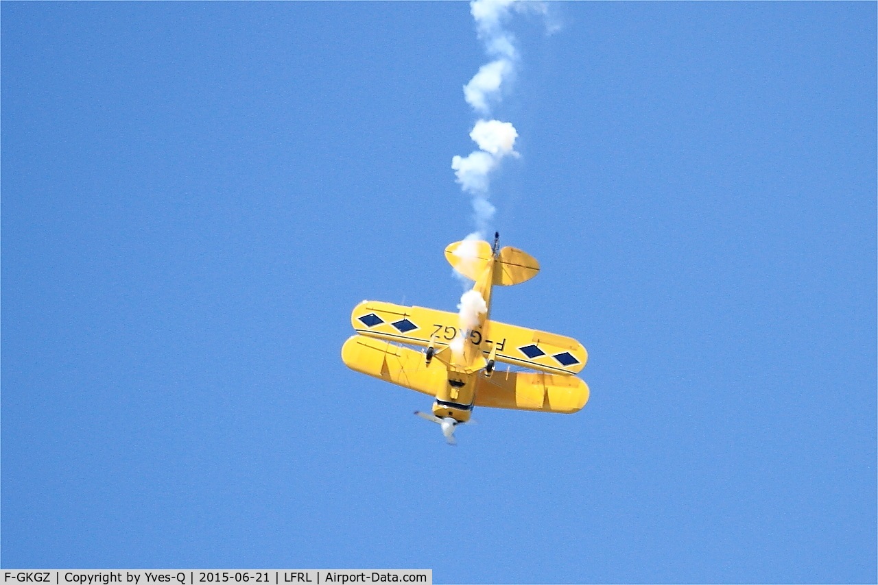 F-GKGZ, 1977 Pitts S-2A Special C/N 2149, Pitts S-2A Special, On display, Lanvéoc-Poulmic (LFRL) Open day in june 2015