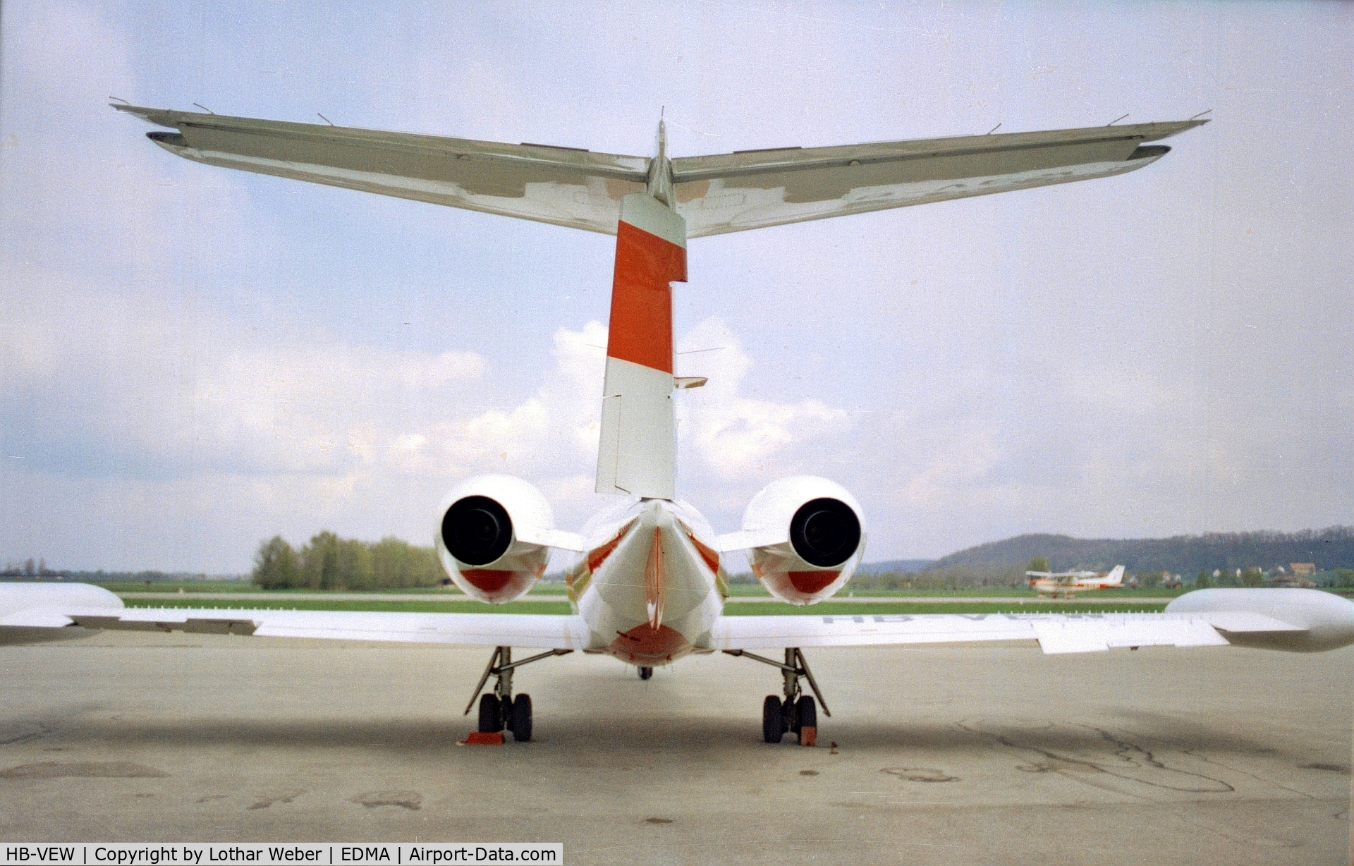 HB-VEW, 1976 Gates Learjet 35A C/N 088, Augsburg Airport Germany