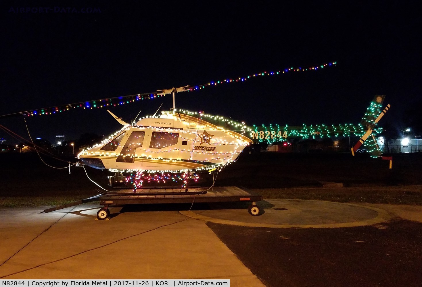 N82844, 1970 Bell OH-58C Kiowa C/N 40983, ORL spotting 2017