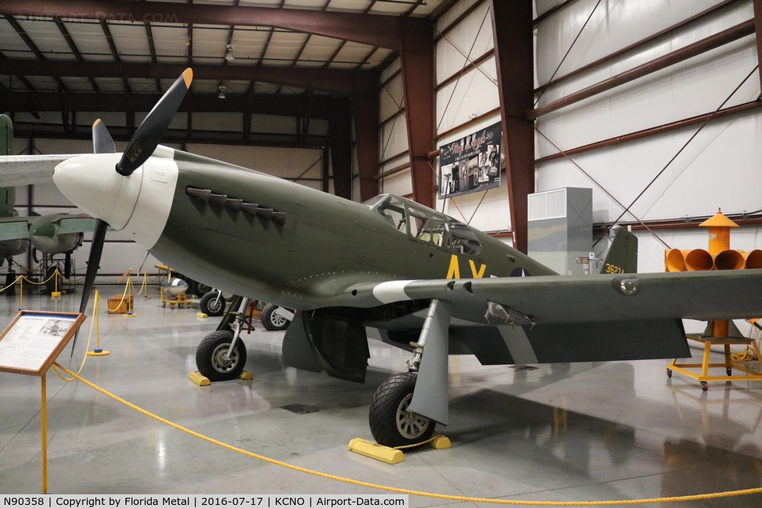 N90358, North American-nichols P-51A C/N 436274, Yanks Museum 2016