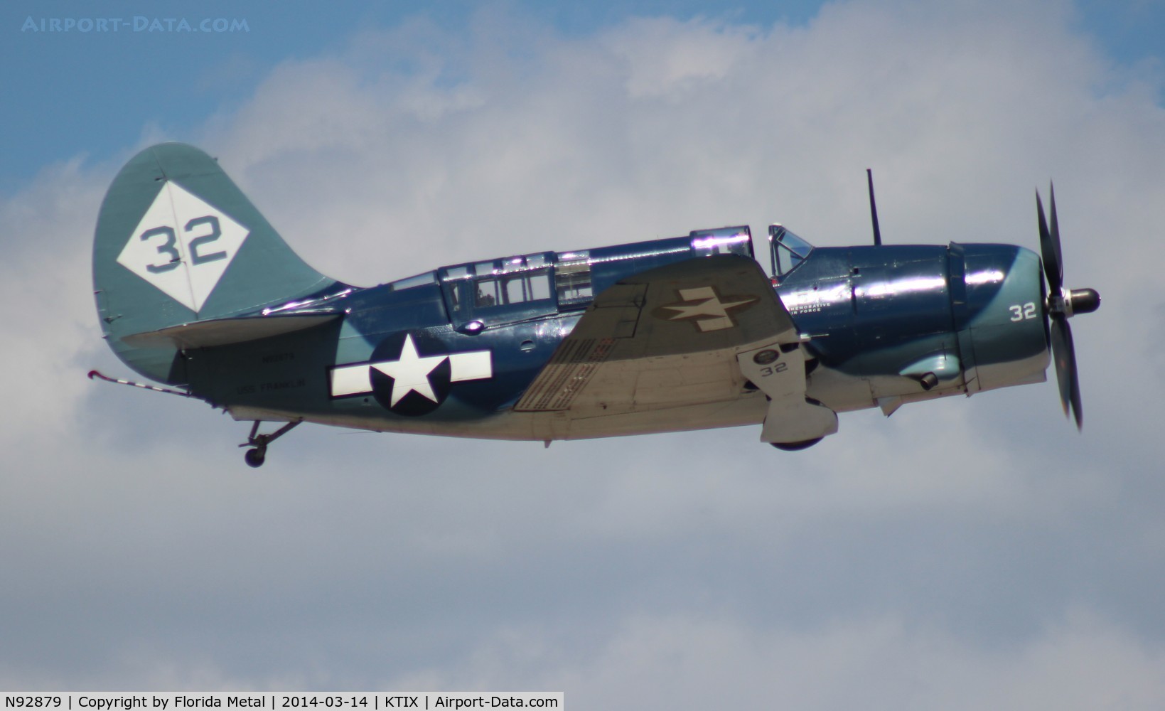 N92879, 1944 Curtiss SB2C-5 Helldiver C/N 83725, TICO 2014