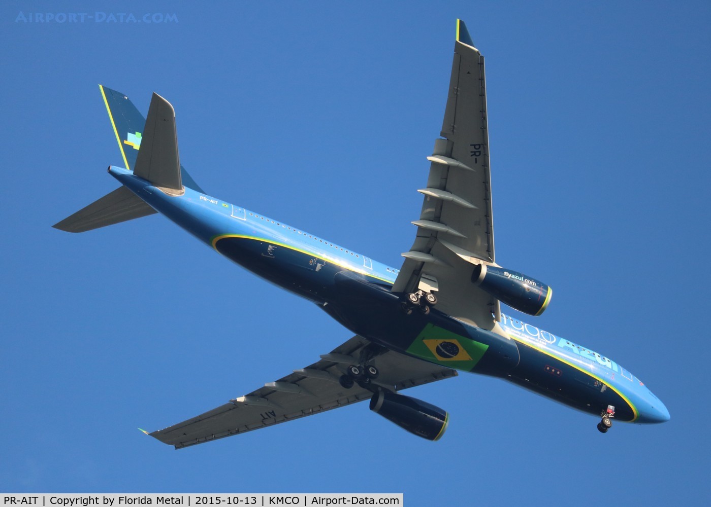 PR-AIT, 2003 Airbus A330-243 C/N 529, MCO spotting 2015